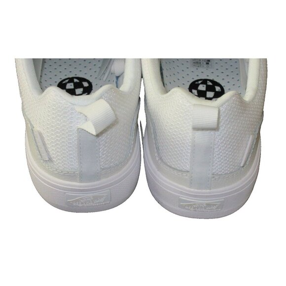 Vans Men's Zahba Leather Double White Striped Skate Shoes Sizes NIB - Picture 5 of 5